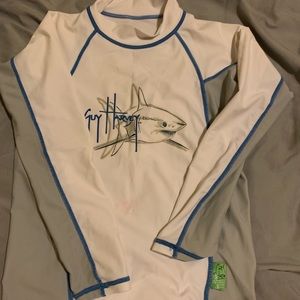 Lot of 2 long sleeve swim shirts